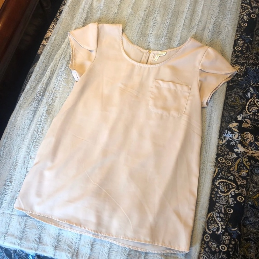 Nude Sheer Boutique Top